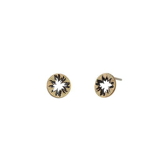 Cercei Skyline aur galben 14KT & argint 925