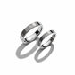 Promise fingerprints 14k 18k wedding rings white gold