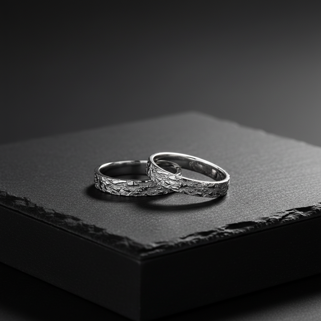 Polen wedding rings white gold