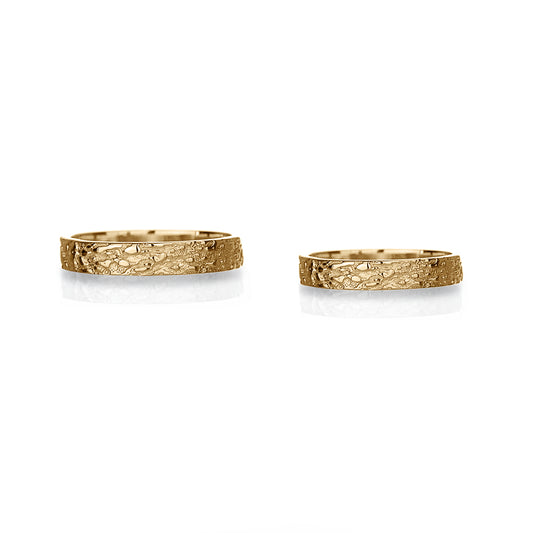 Polen wedding rings yellow  gold