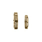 Promise fingerprints 14k 18k wedding rings yellow gold