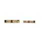 Promise fingerprints 14k 18k wedding rings yellow gold