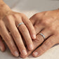 Raya wedding rings 14k white gold