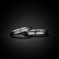 Raya wedding rings 14k white gold