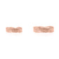 Serene wedding ring 14k rose gold