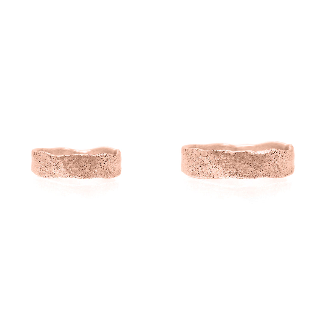 Serene wedding ring 14k rose gold