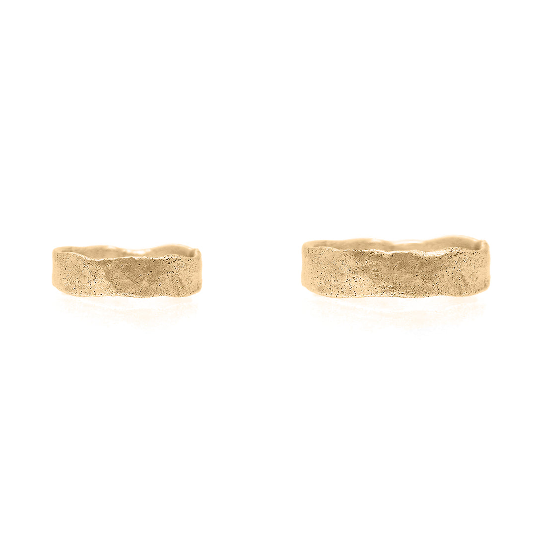 Serene wedding ring 14k yellow gold