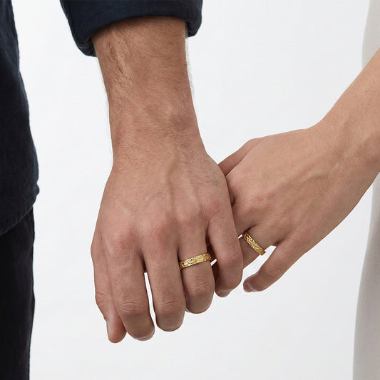 Polen wedding rings yellow  gold