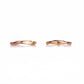 Serin wedding rings 14k rose gold