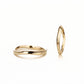 Serin wedding rings 14k yellow gold
