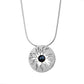 Skyline necklace sterling silver and black pearl