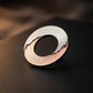 Skyline pin sterling silver & copper