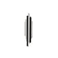 Skyline pin sterling silver & ebony wood