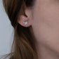 Mimesis earrings 4. Materials: you can choose from Sterling silver, 14k or 18k gold (white, yellow or rose).  Stone: Any stone of your choosing